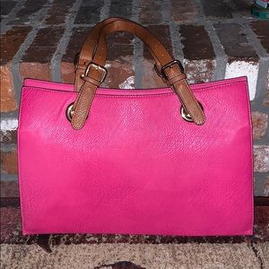 Hot pink purse